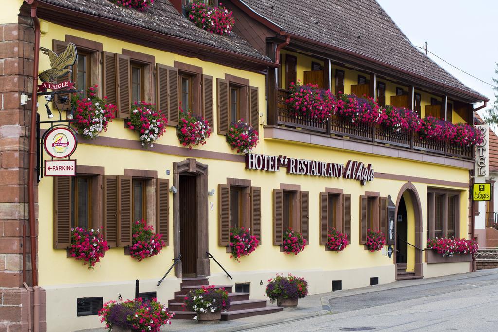 ホテル Restaurant A L'Aigle Wimmenau エクステリア 写真